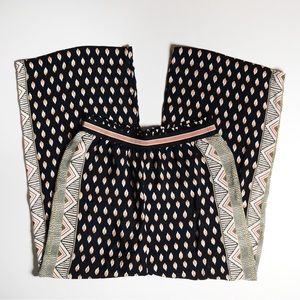 Anthropologie Rooibos Cropped Wide-Leg Pants